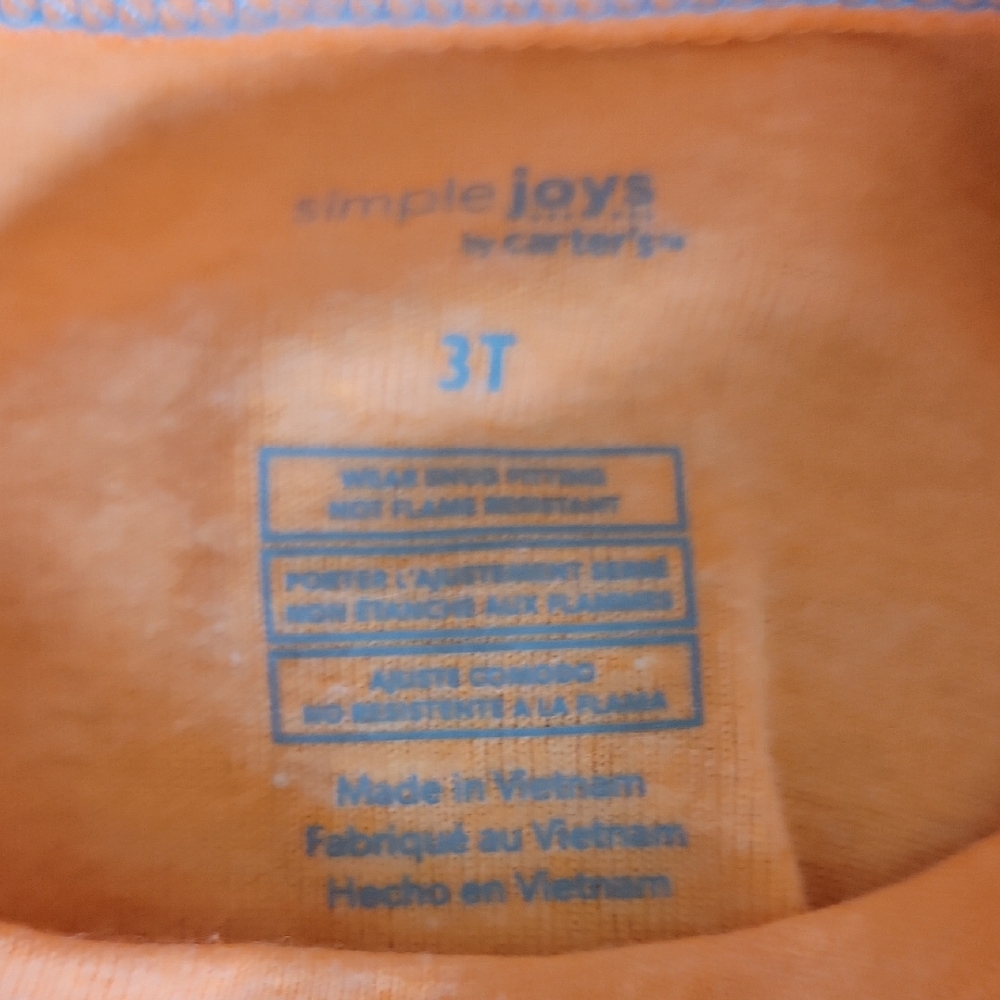 Cat & Jack Blue and Orange Short Sleeve Tees-6 Pack - Picture 6 of 11